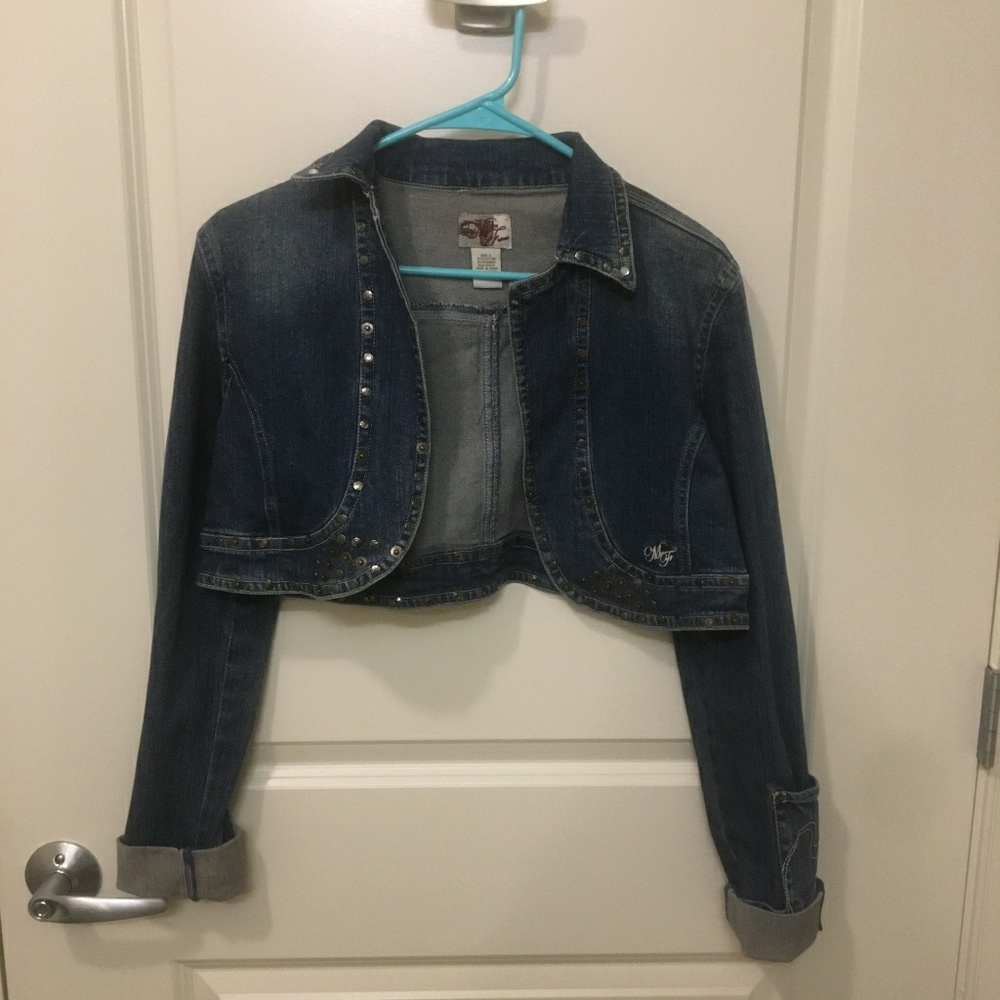 Mid-2000's crop denim jacket